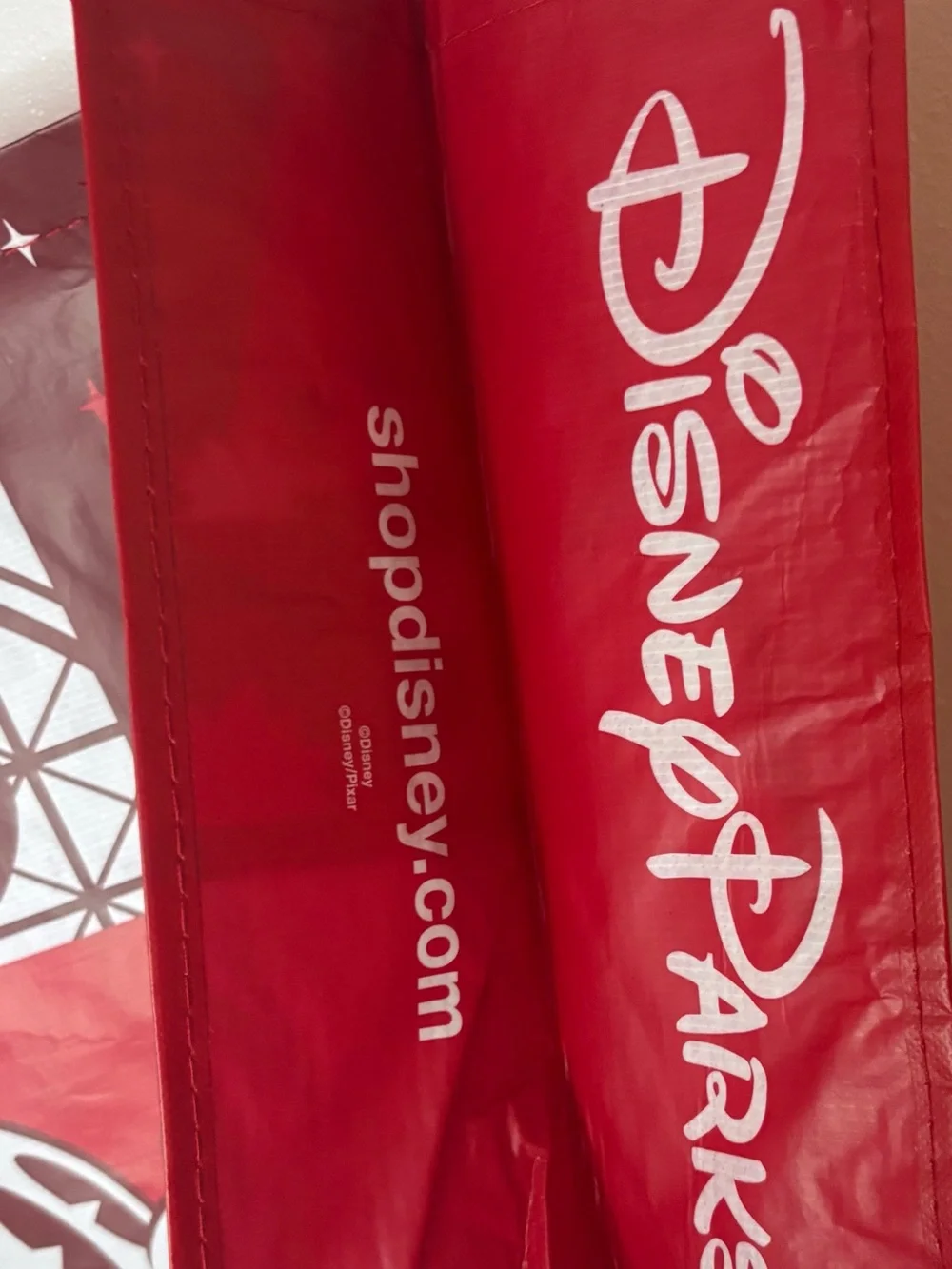 Disney California Adventure Red Mickey Ferris Wheel Tote